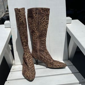 Impo Stretch Leopard Print Boots.
